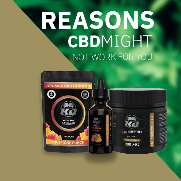 Top Reasons CBD Might Not Work for You - Knockout CBD