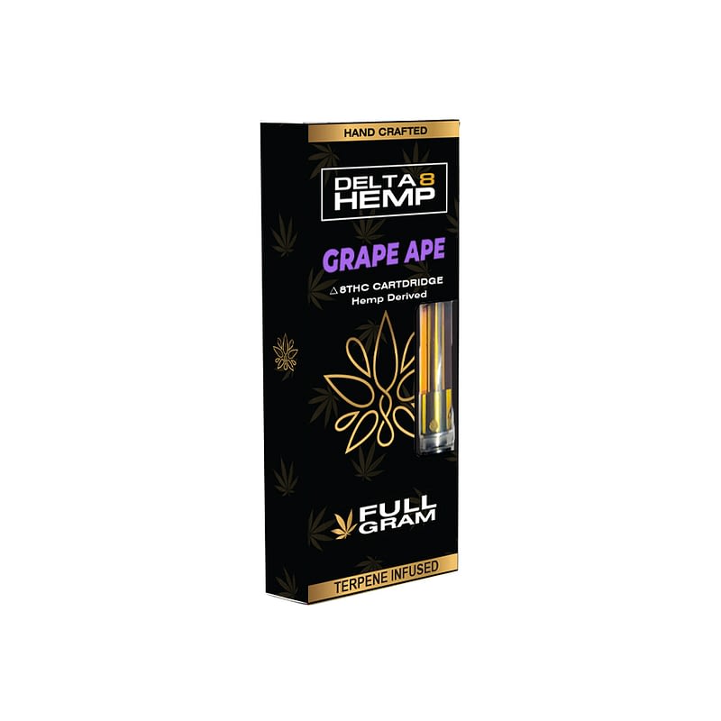 Grape Ape - Full Gram Delta 8 Vape Cartridge